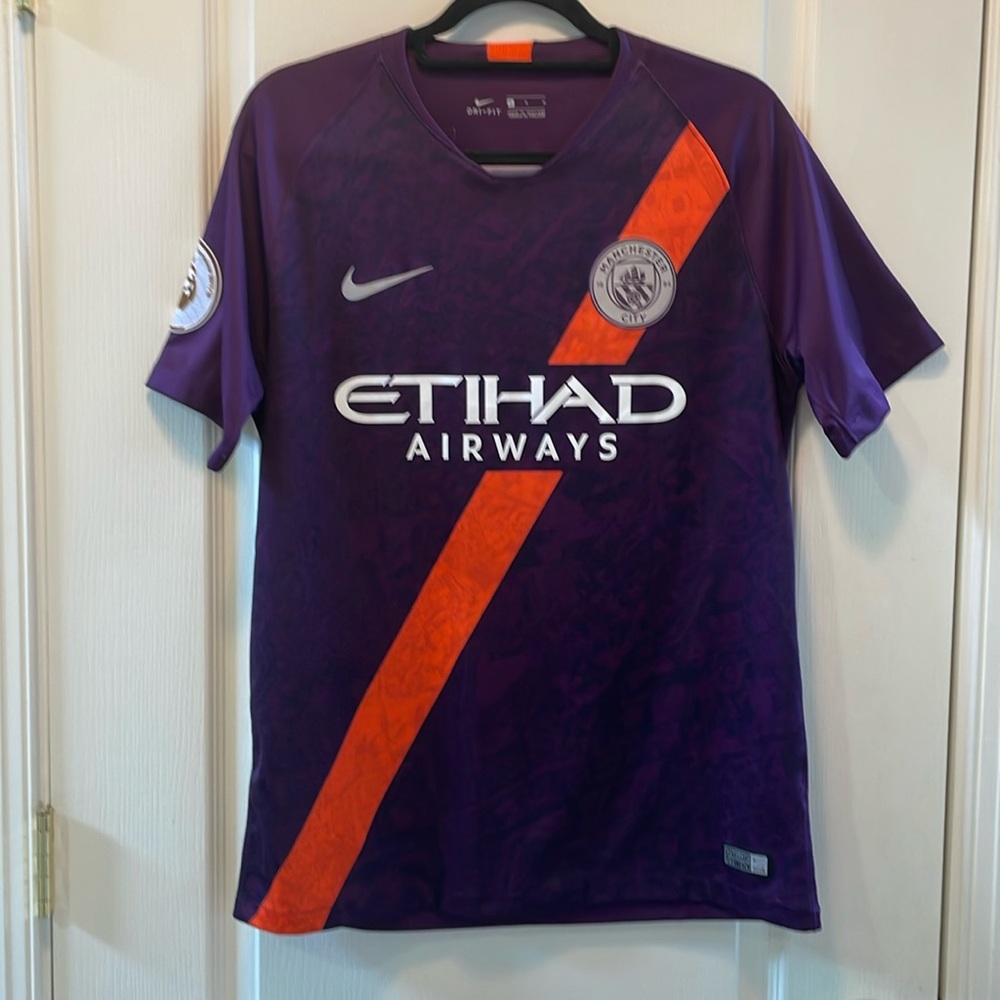 Nike Men’s Manchester City Soccer/Football Jersey, Player: DeBruyne, Size:M